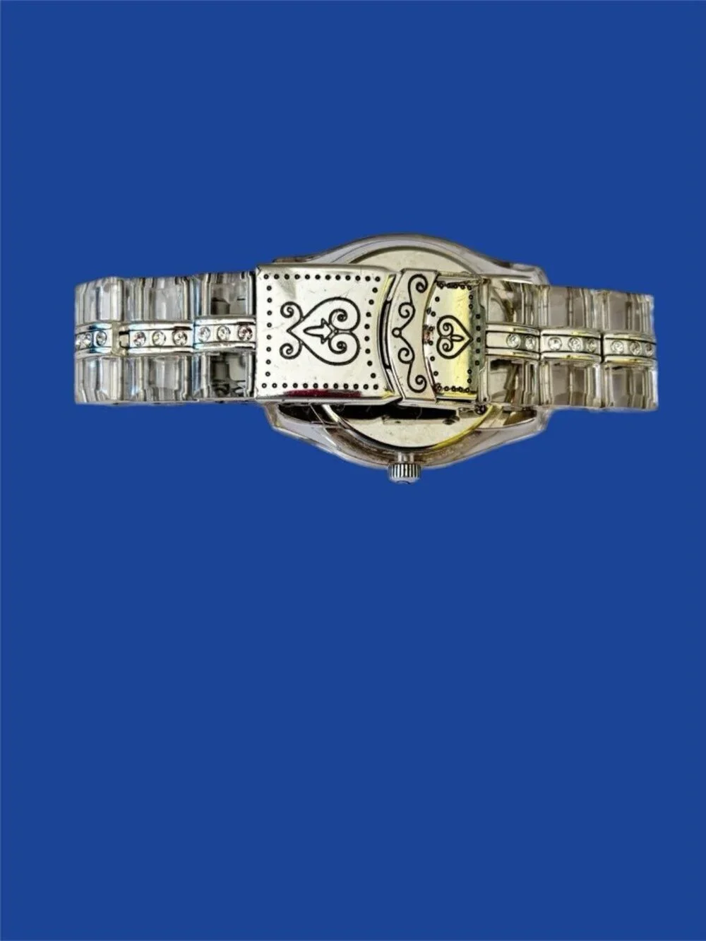 BRIGHTON DANA POINT WATCH WITH A Crystal Band FINISH & CRYSTAL ACCENTS NEW BATT